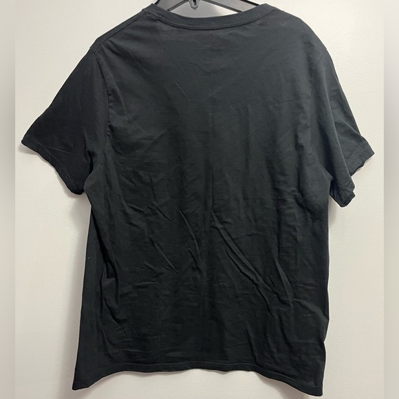 🎉HP🎉 Adidas Sz Large Mens Black Tshirt Aqua logo Graphic Amplifier Tee - Picture 2 of 4